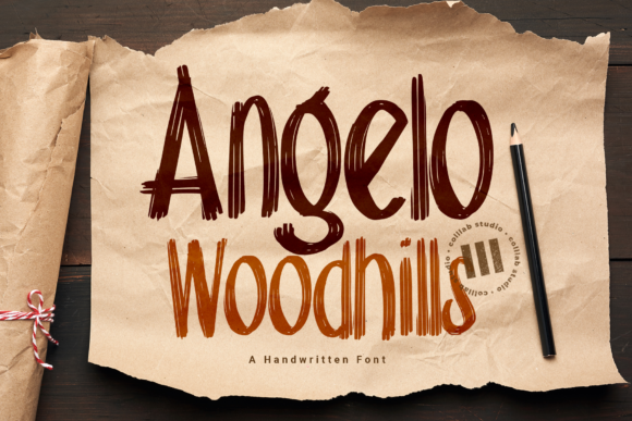 Angelo Woodhills Font