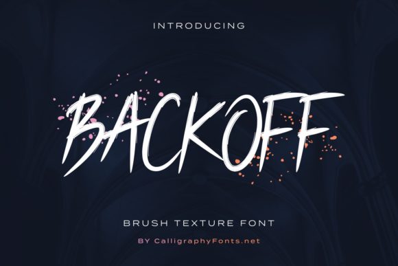 Backoff: A Bold Display Font for Creative Projects