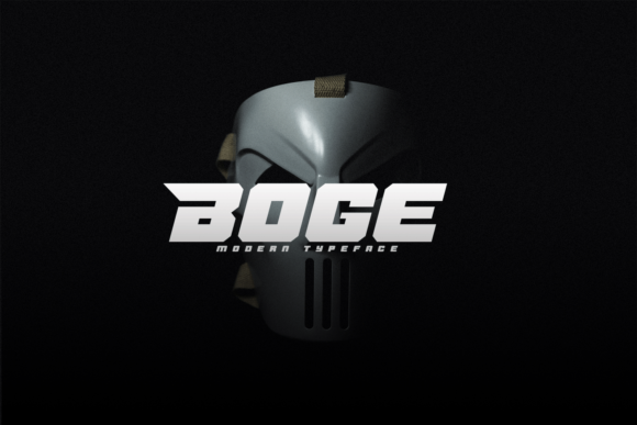 Boge: A Bold Display Font for Creative Projects