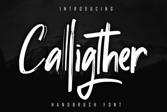 Calligther: Bold Display Font for Creative Web Design
