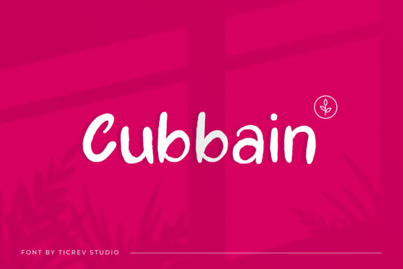 Cubbain: A Friendly Display Font