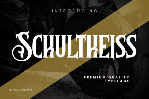 Discover Schultheiss: A Bold Display Font