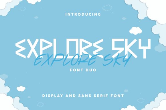 Explore Sky: A Bold Display Font