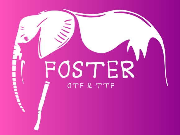 Foster Font: A Creative Typeface for Web Design