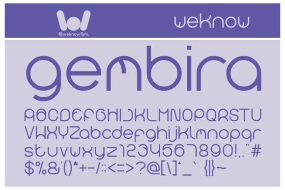 Gembira: A Bold Display Font