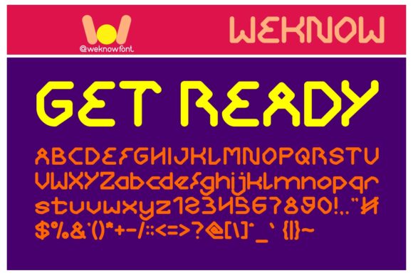 Get Ready: A Futuristic Font for Web Design