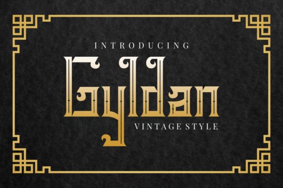 Gyldan: A Bold Display Font for Designers