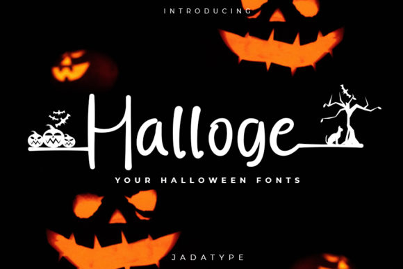 Halloge: A Halloween Display Font