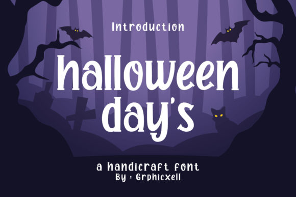 Halloween Day s: A Stylish Display Font