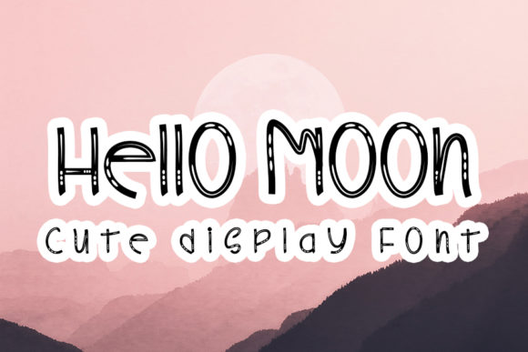 Hello Moon Font: A Sweet Typographic Choice