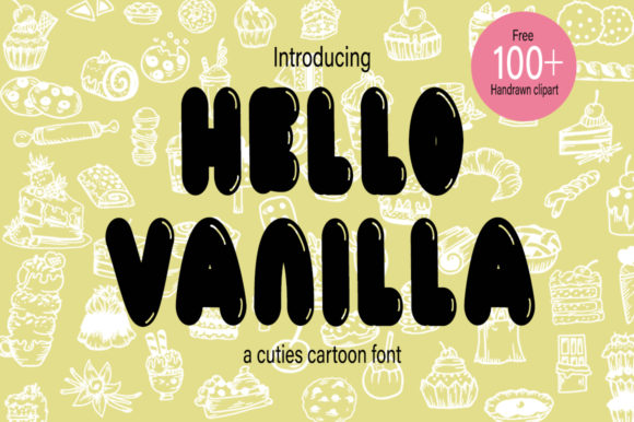 Hello Vanilla: A Sweet Display Font for Creative Projects