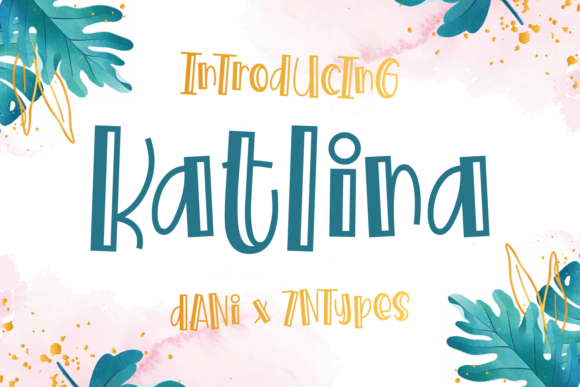 Katlina: A Bold Display Font for Creative Marketing