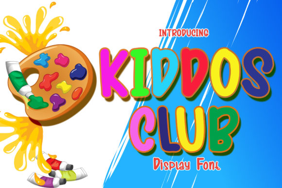 Kiddos Club: A Playful Display Font