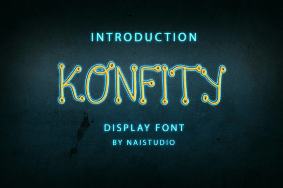 Konfity: A Bold Display Font for Digital Marketing