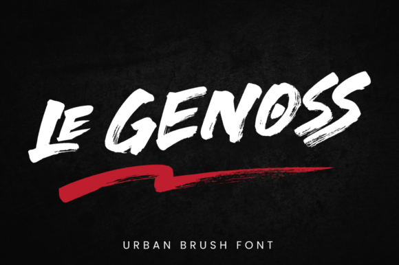 Le Genoss: A Bold Display Font for Designers
