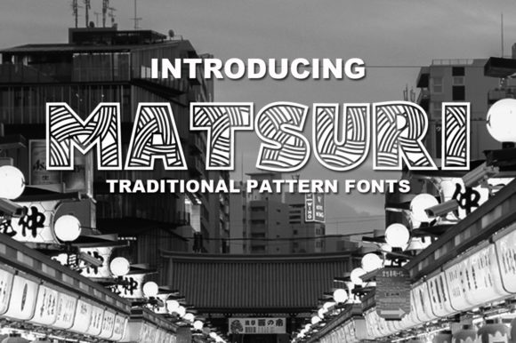 Matsuri: A Joyful Display Font