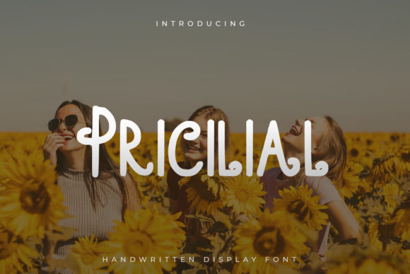 Pricilial: A Quirky Display Font
