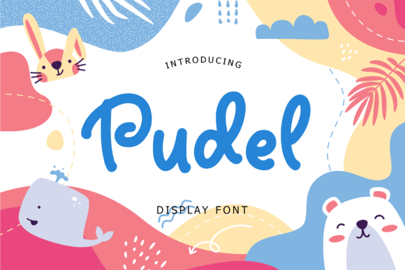 Pudel: A Fun Display Font for Editorial Design