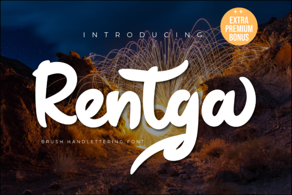 Rentga: A Bold Display Font for Designers