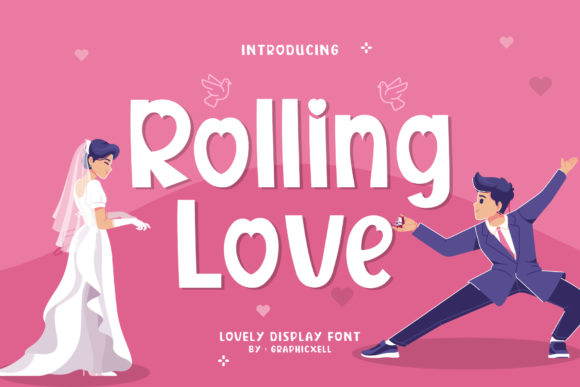 Rolling Love Font for Business
