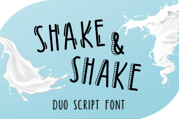 Shake Shake: A Bold Display Font