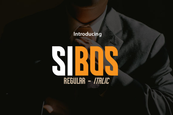 Sibos: A Bold Display Font for Creative Makers