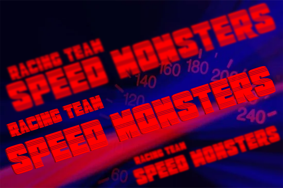 Speed Monsters Font for Web Design