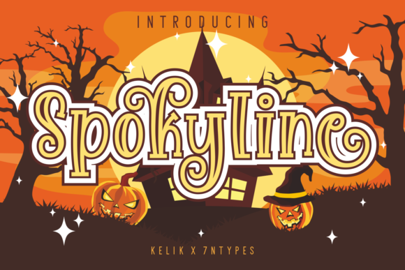 Spokyline: A Quirky Display Font