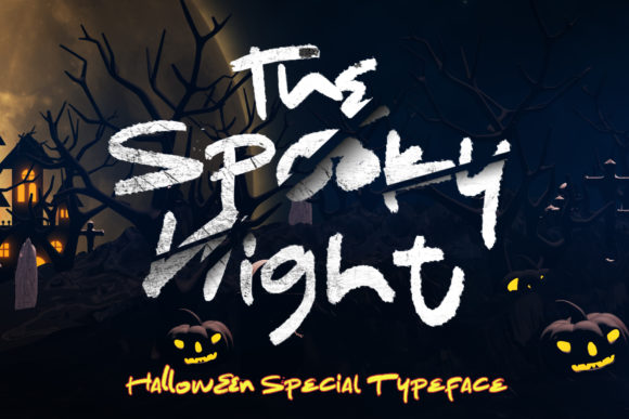 The Spooky Night: A Halloween Font That Stands Out
