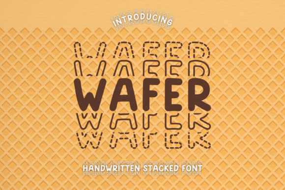 Wafer: A Simple, Neat Display Font