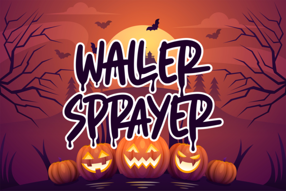 Waller Sprayer: A Spooky Font for Business Magic